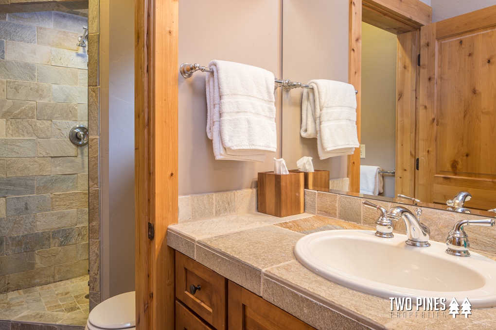 Shared Bath with Walk-in Shower