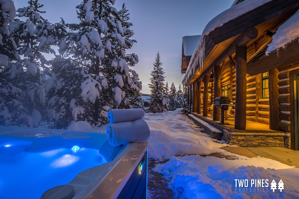 Soak in the Private Hot Tub