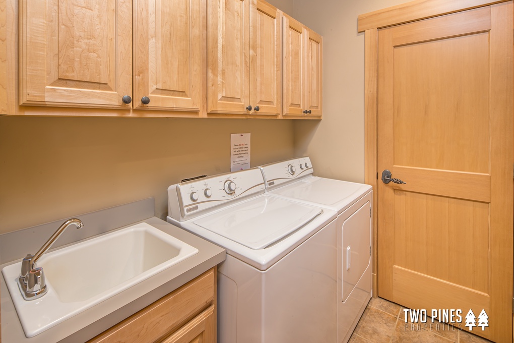 Laundry Room Located on Main Level