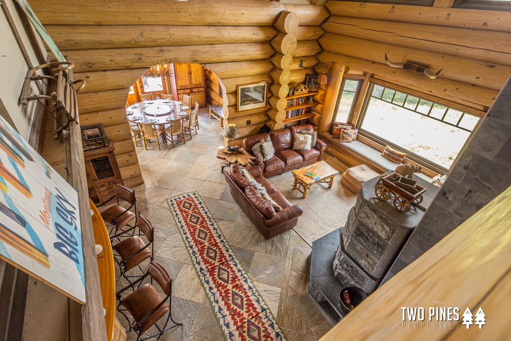 Living & Dining Room from Above