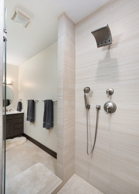 En Suite with Double Vanity and Shower