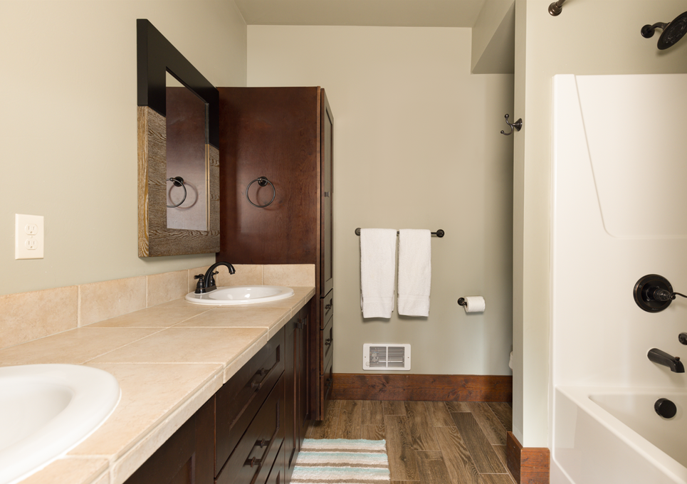 Upstairs bathroom