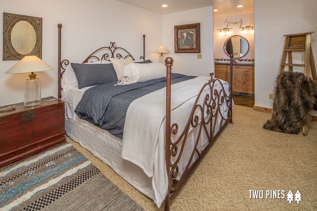 Lower Level Guests Bedroom with King Bed