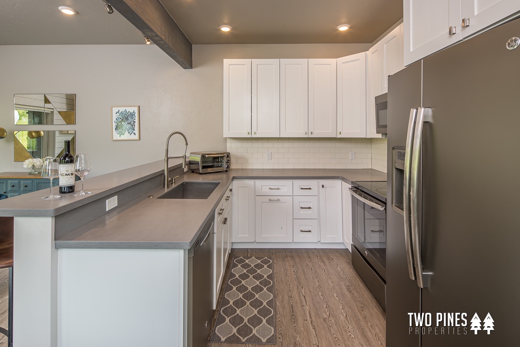 Kitchen with Stainless Steal Appliances