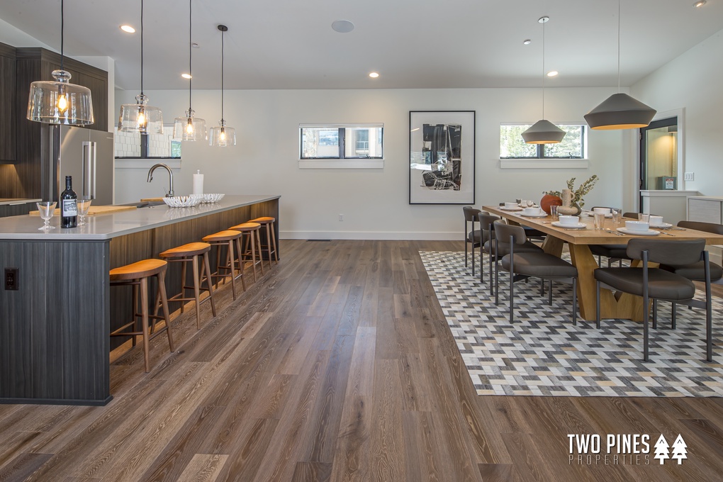 Open Concept Living and Dining Area