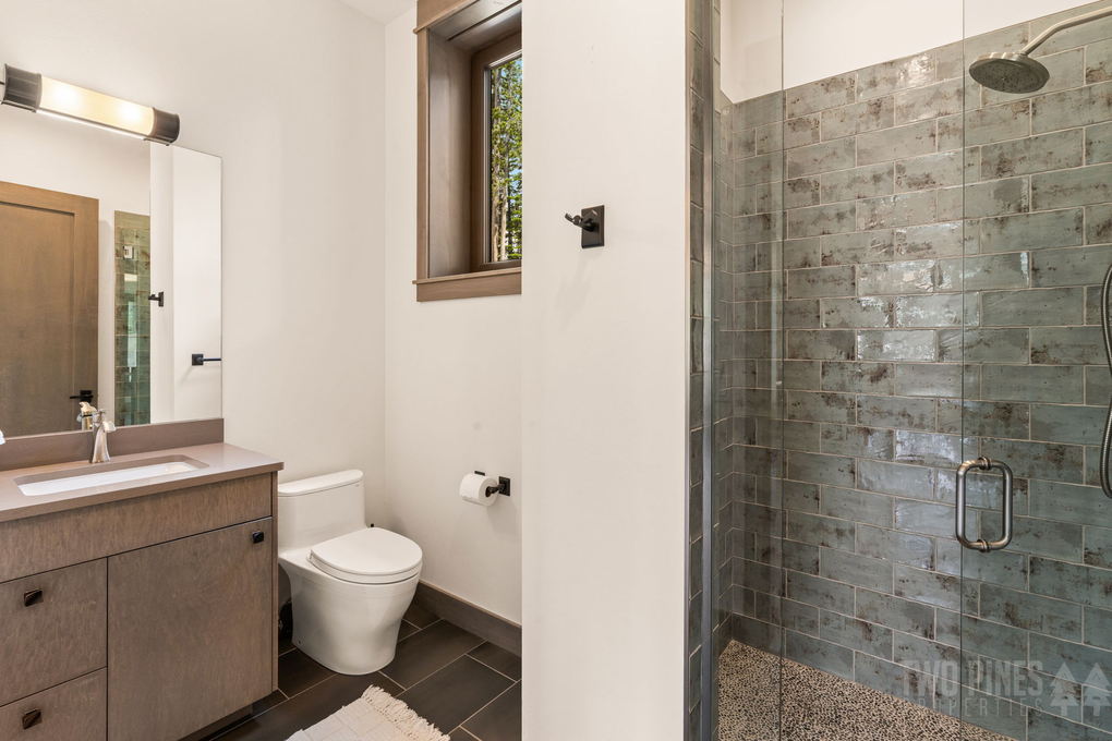 Full Bathroom in Downstairs Den