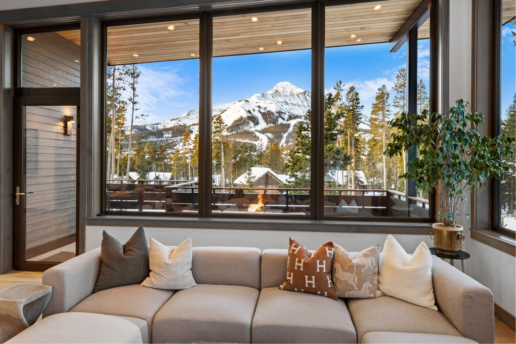 Unobstructed View of Lone Peak from Living Room