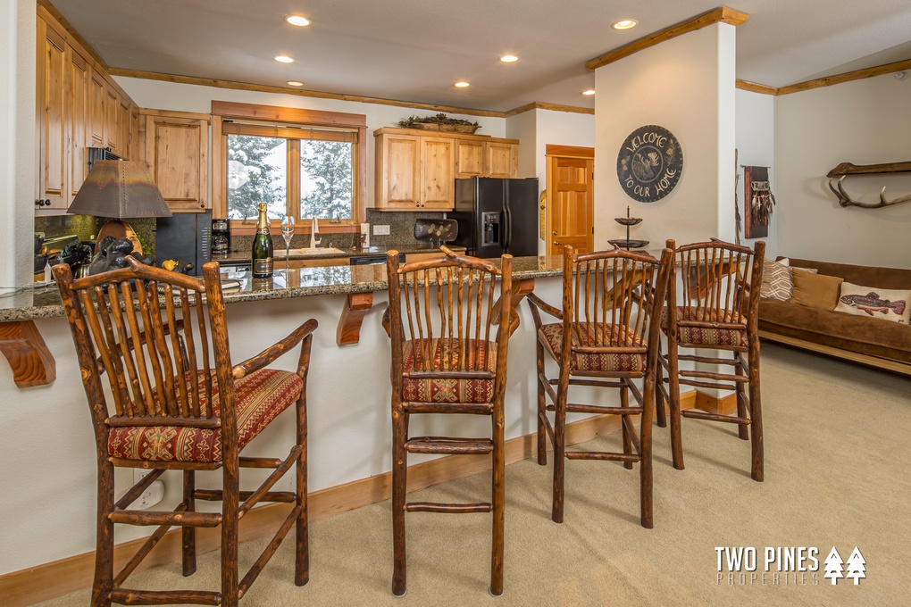 Bar Top with Seating for 4