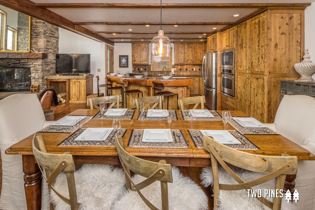 Open Kitchen and Dining Area
