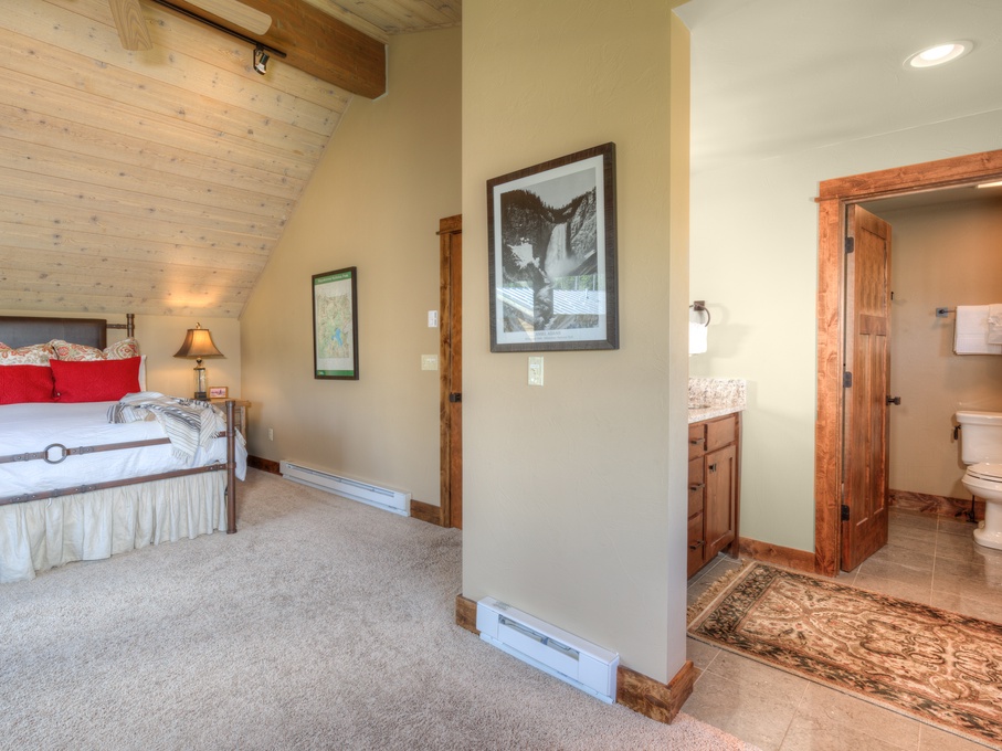 Upstairs 1st Primary Bedroom with EnSuite