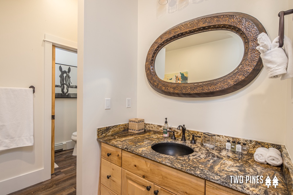 Shared Guest Bathroom with Walk-In Shower