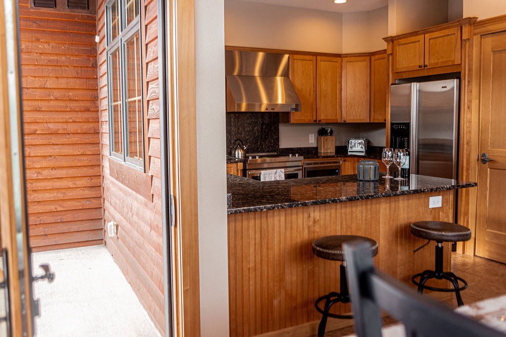 Kitchen with Deck Access