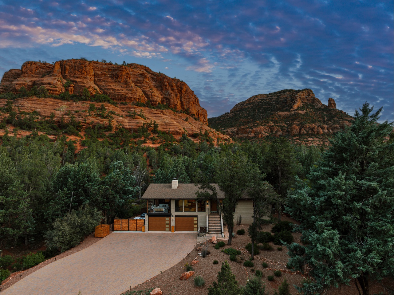 Nestled among the Red Rocks