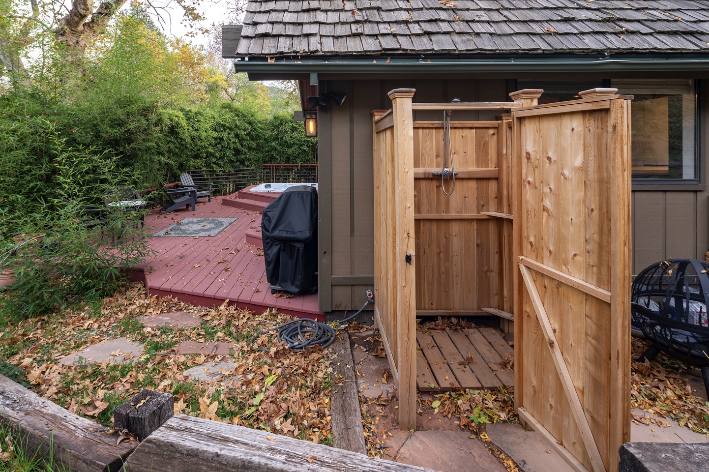 Outdoor shower