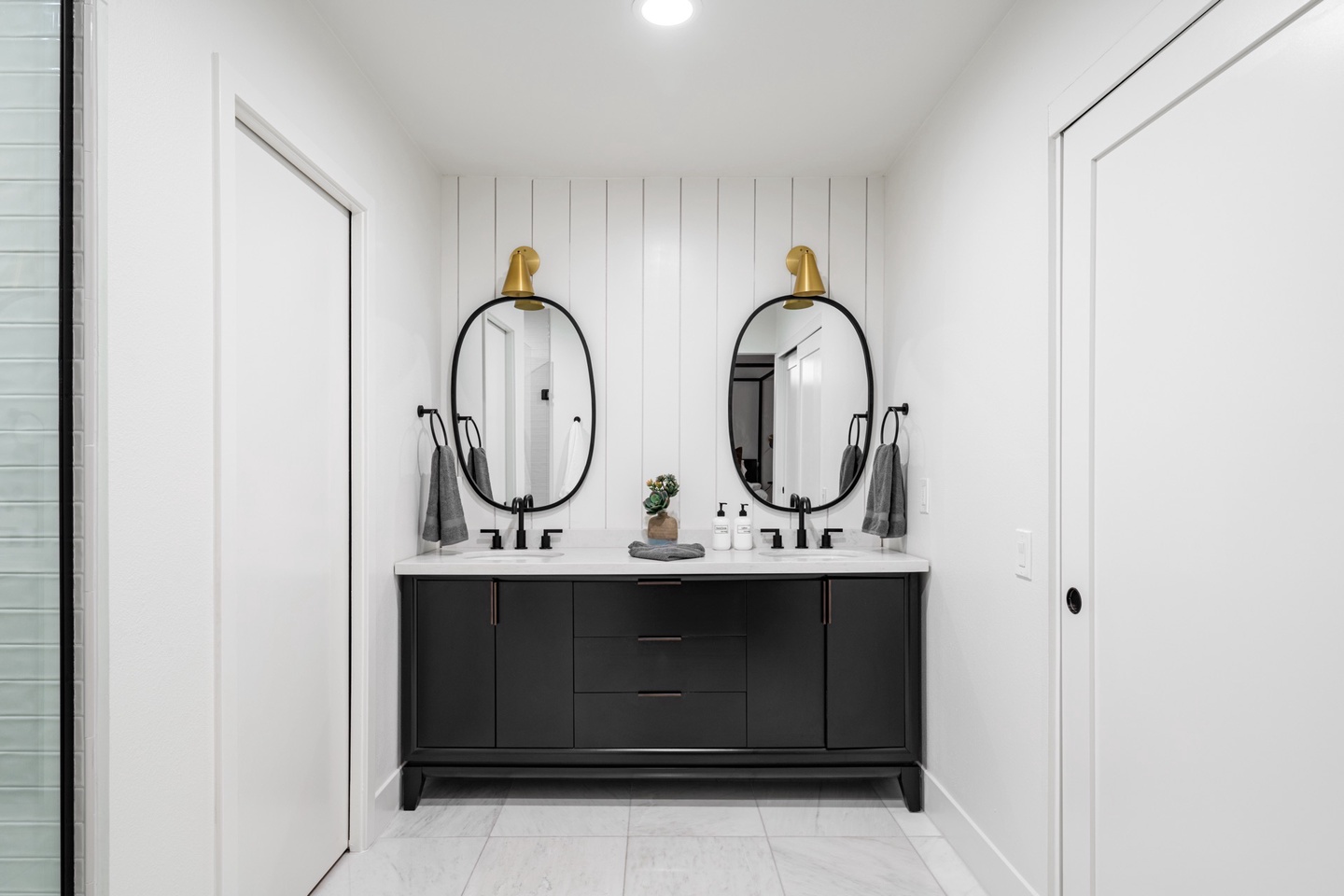 Master bathroom vanities