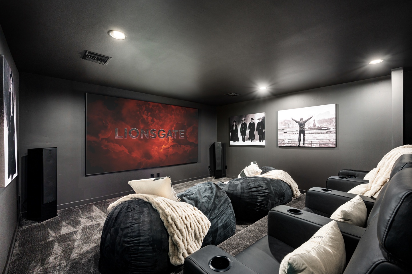 Spacious private theater