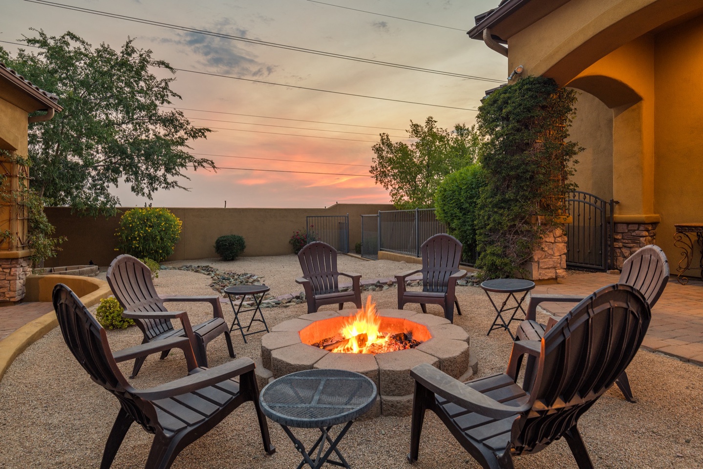 Wood burning fire-pit