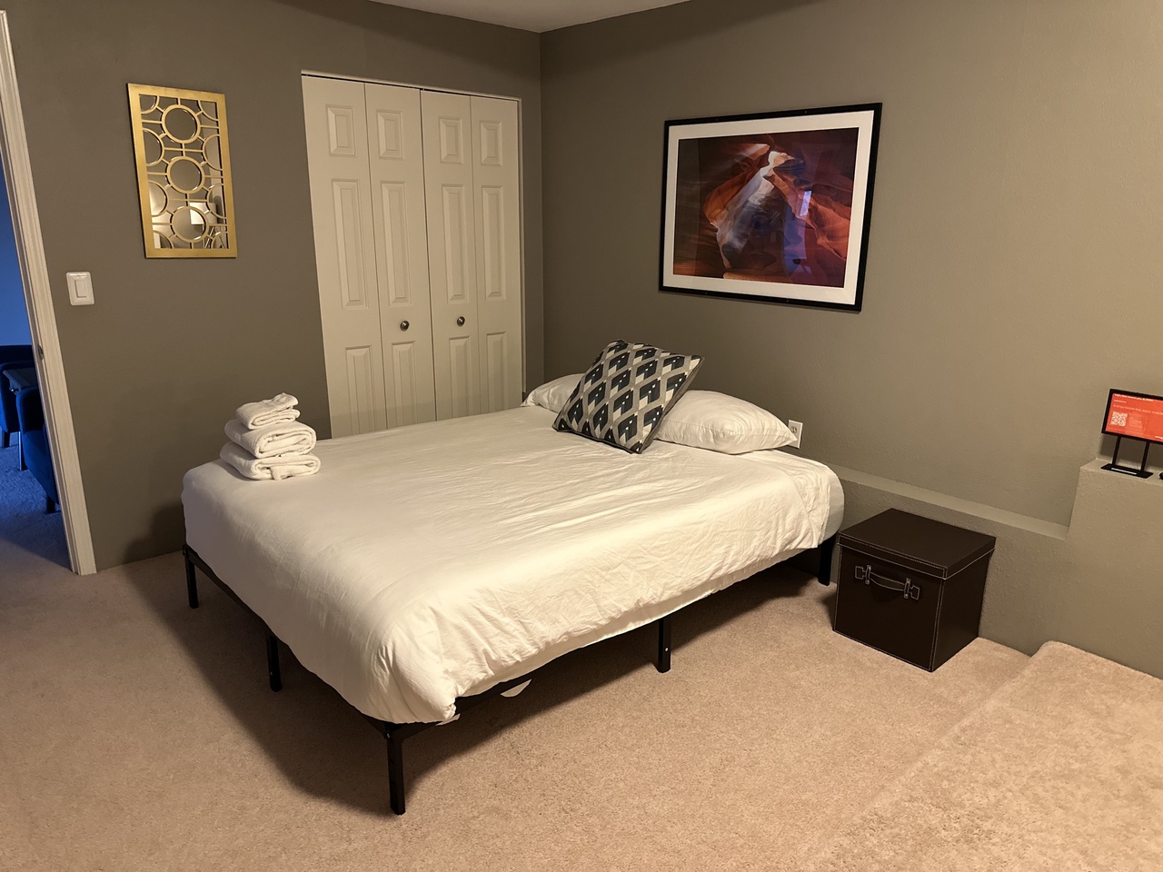 Queen bed