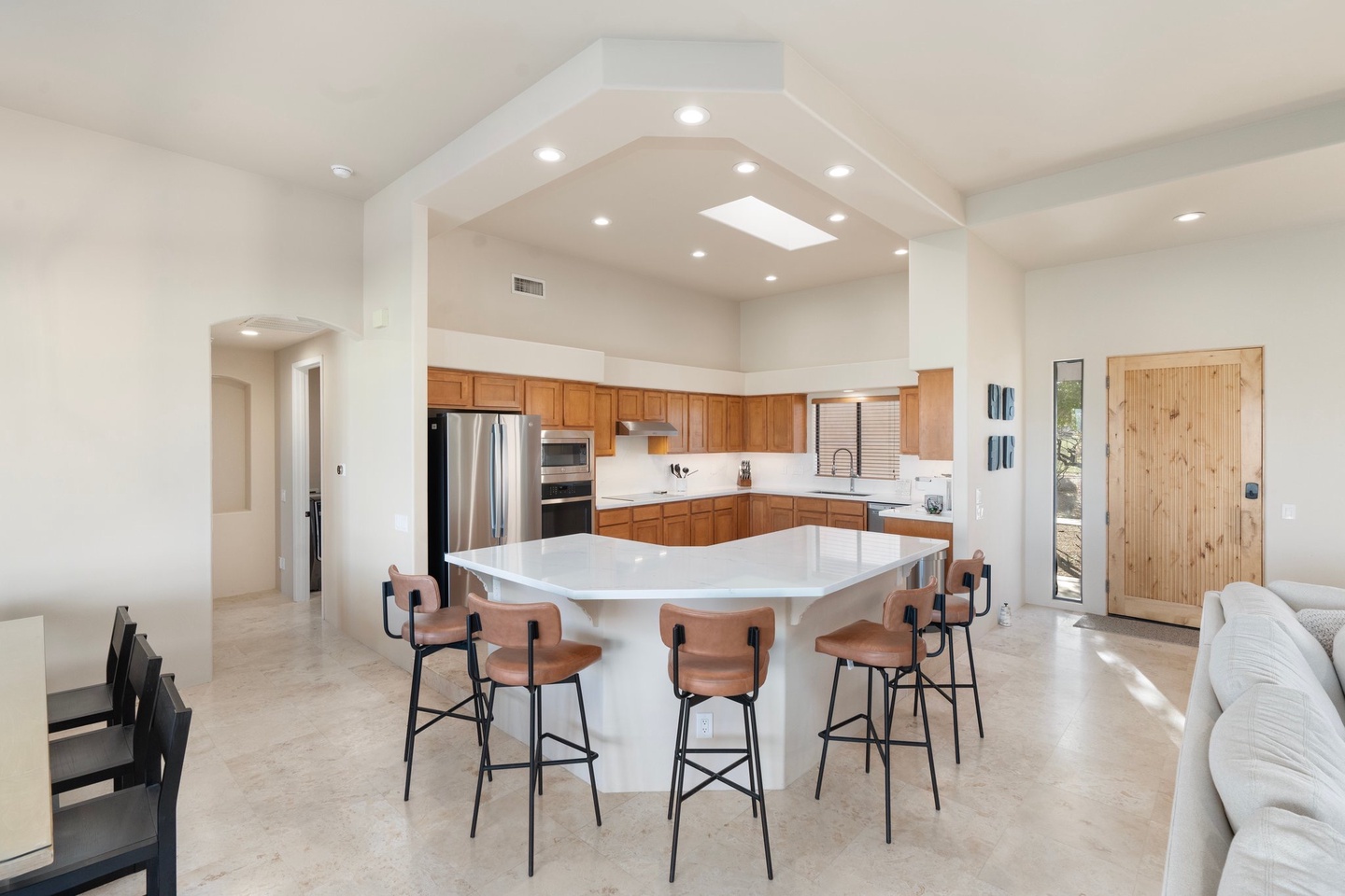 Large open kitchen