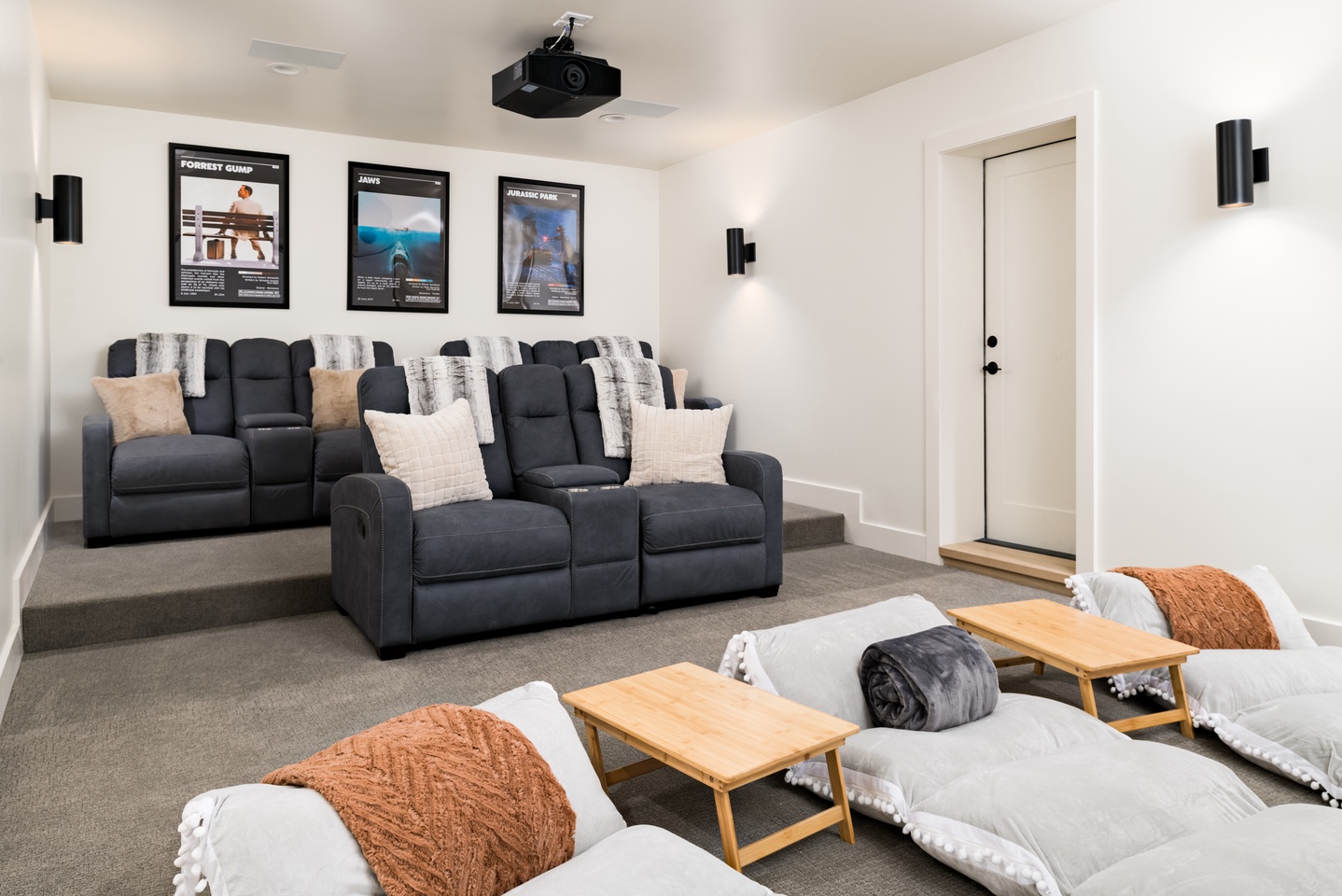 Comfortable theater accomodations