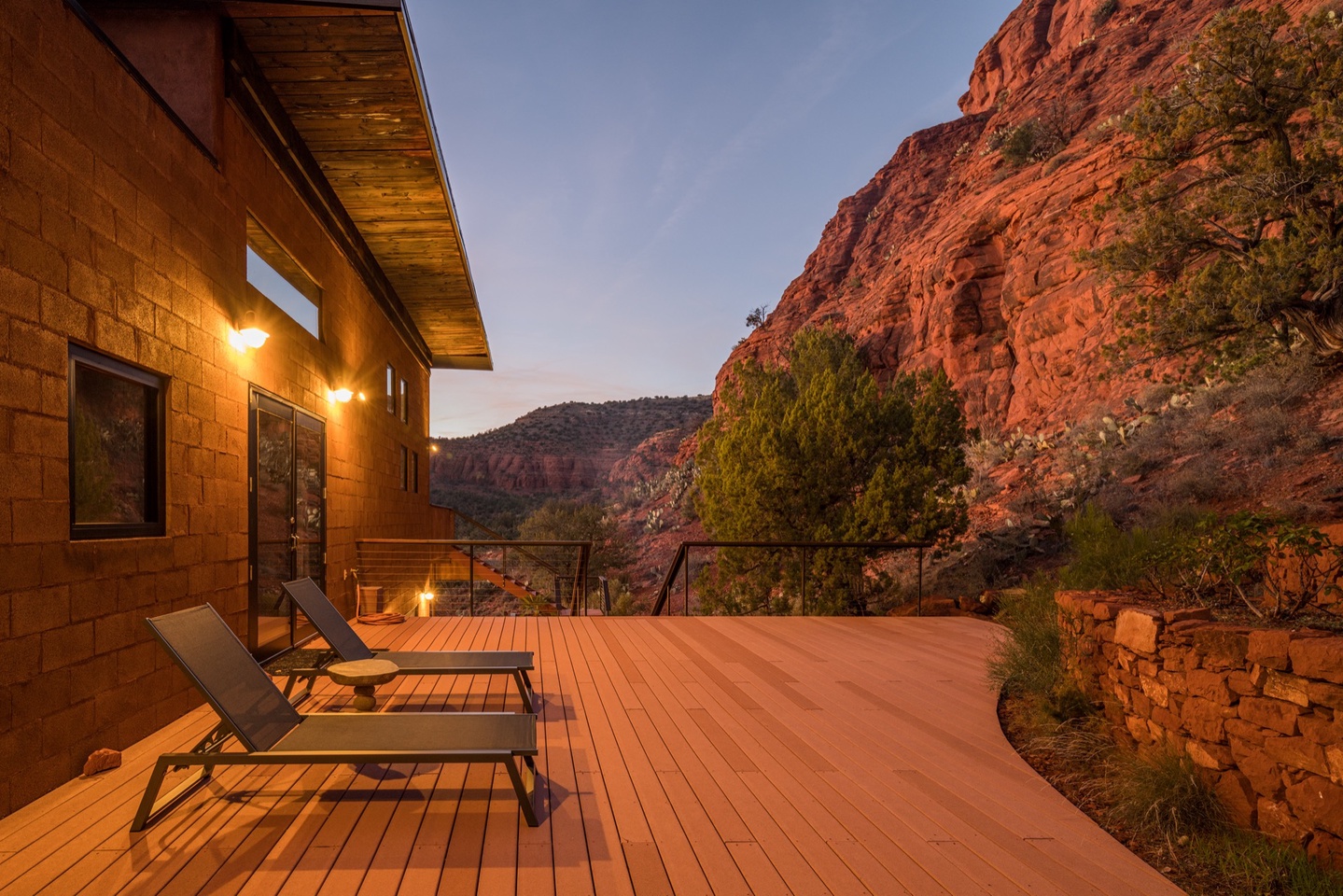 Direct access to outdoor deck