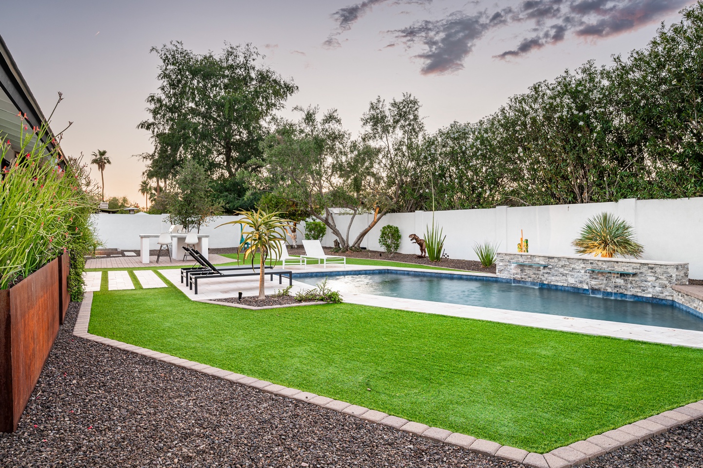 Spacious backyard to explore