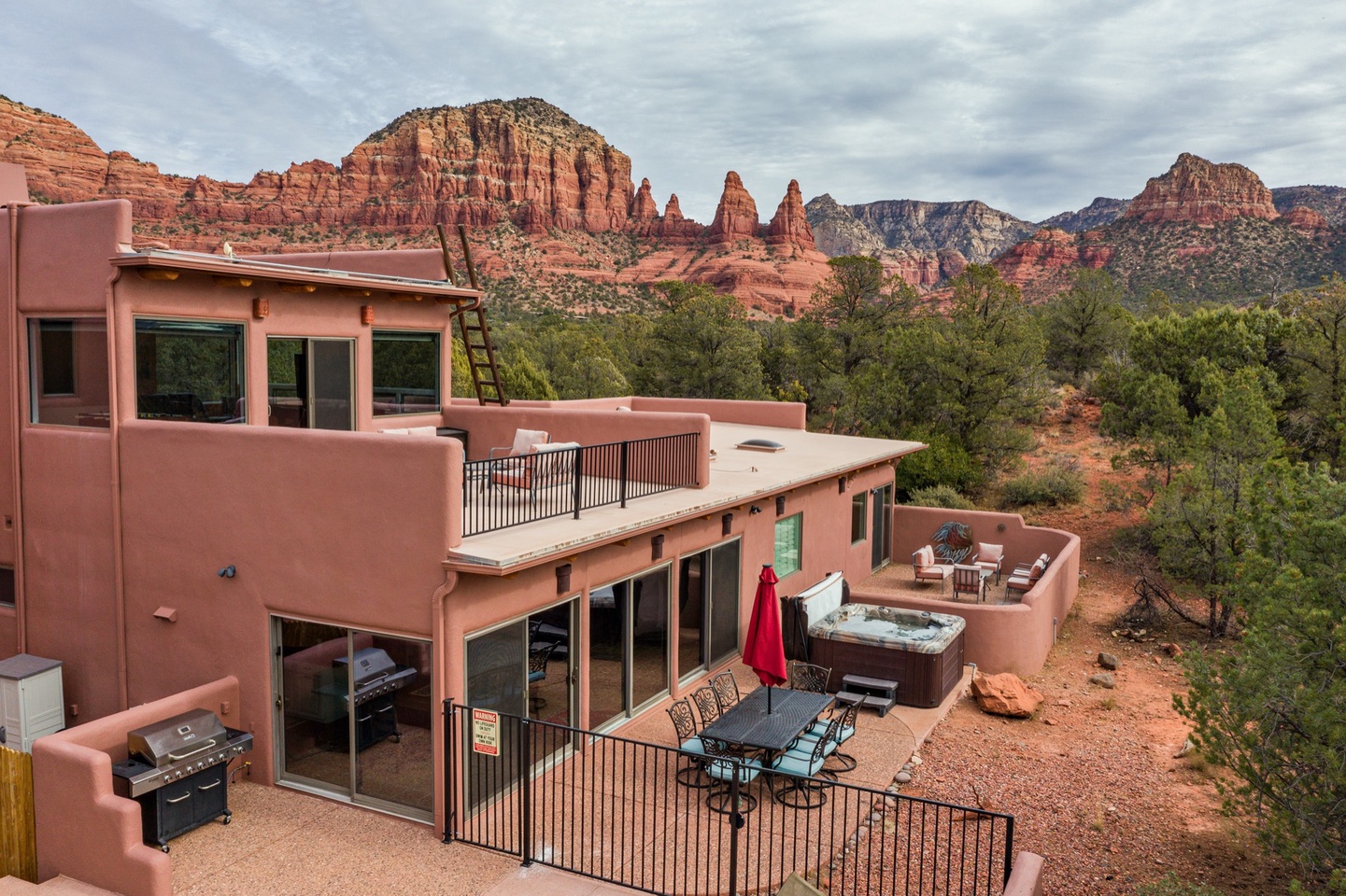 Located on the border of the Coconino National Forest