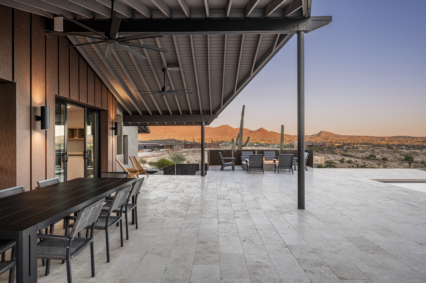 Back covered patio