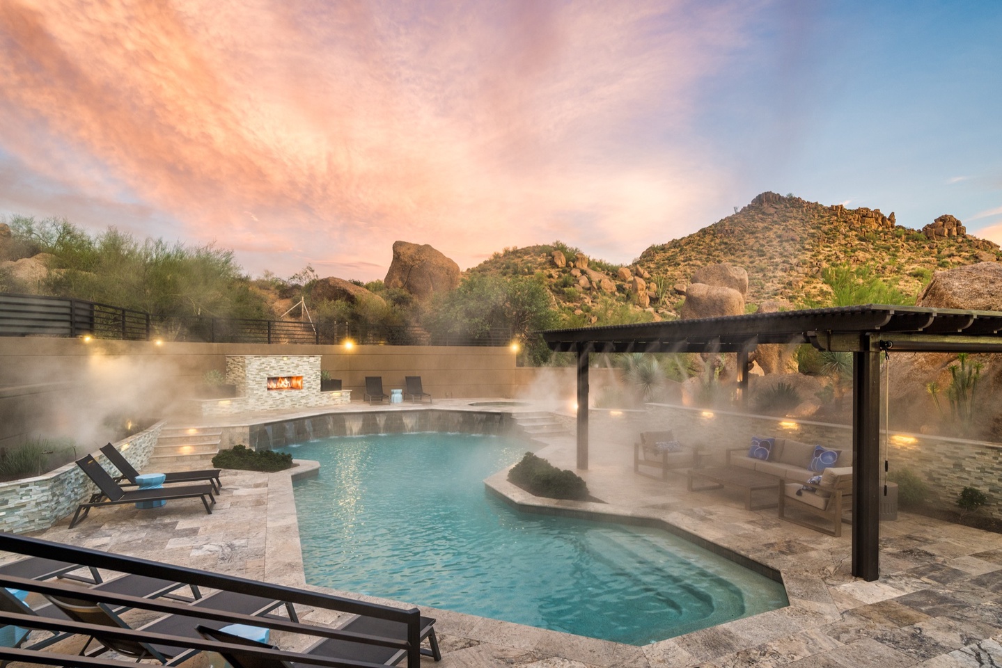 Take a dip in the heated* pool and spa