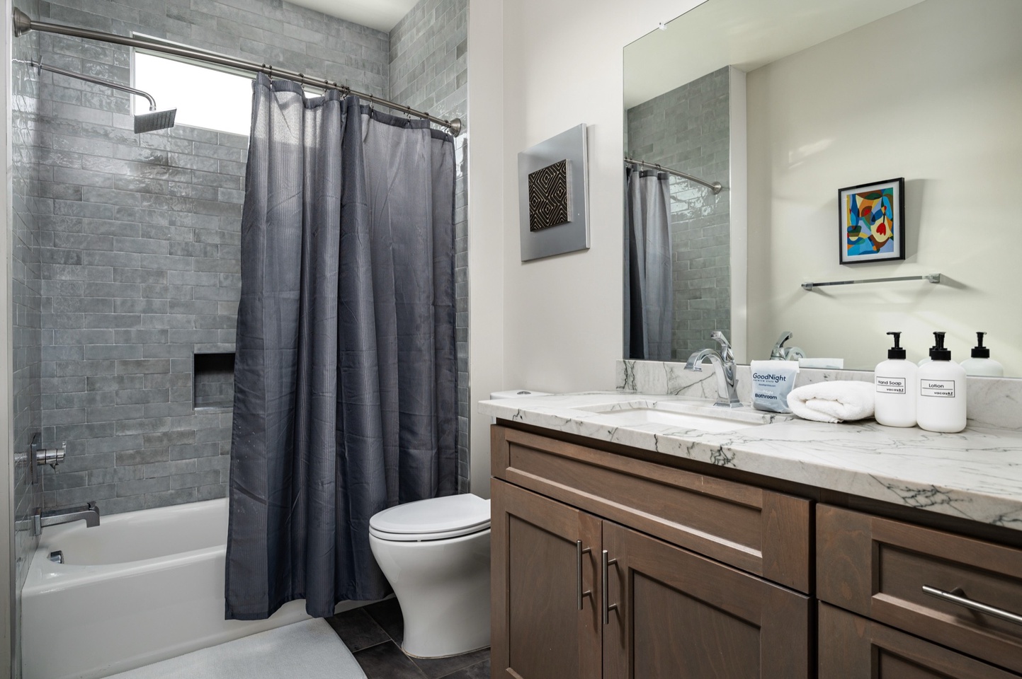 Bathroom 3 - Upper Level w/ Shower & Tub combo
