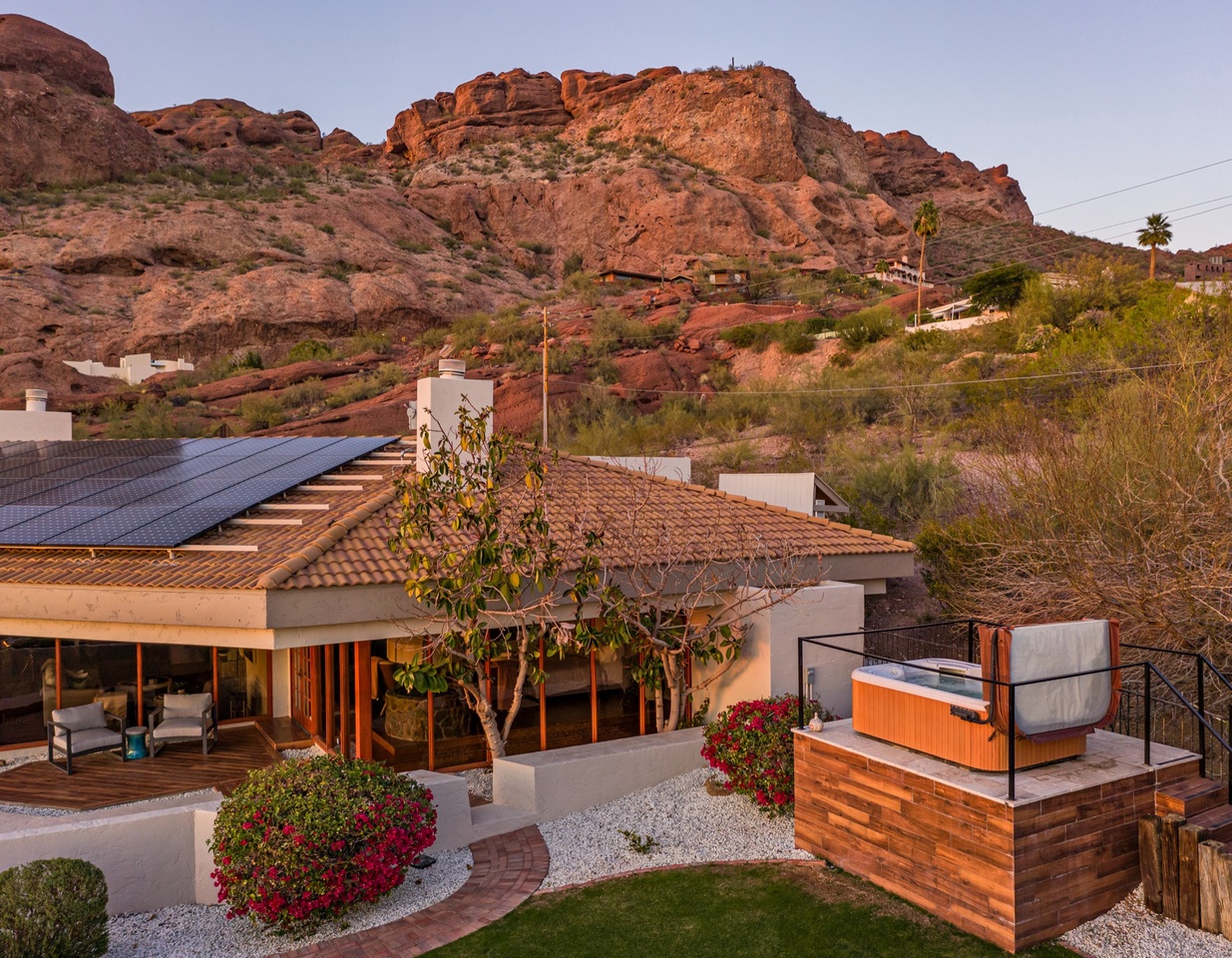 Perfectly situated on the side of Camelback mountain