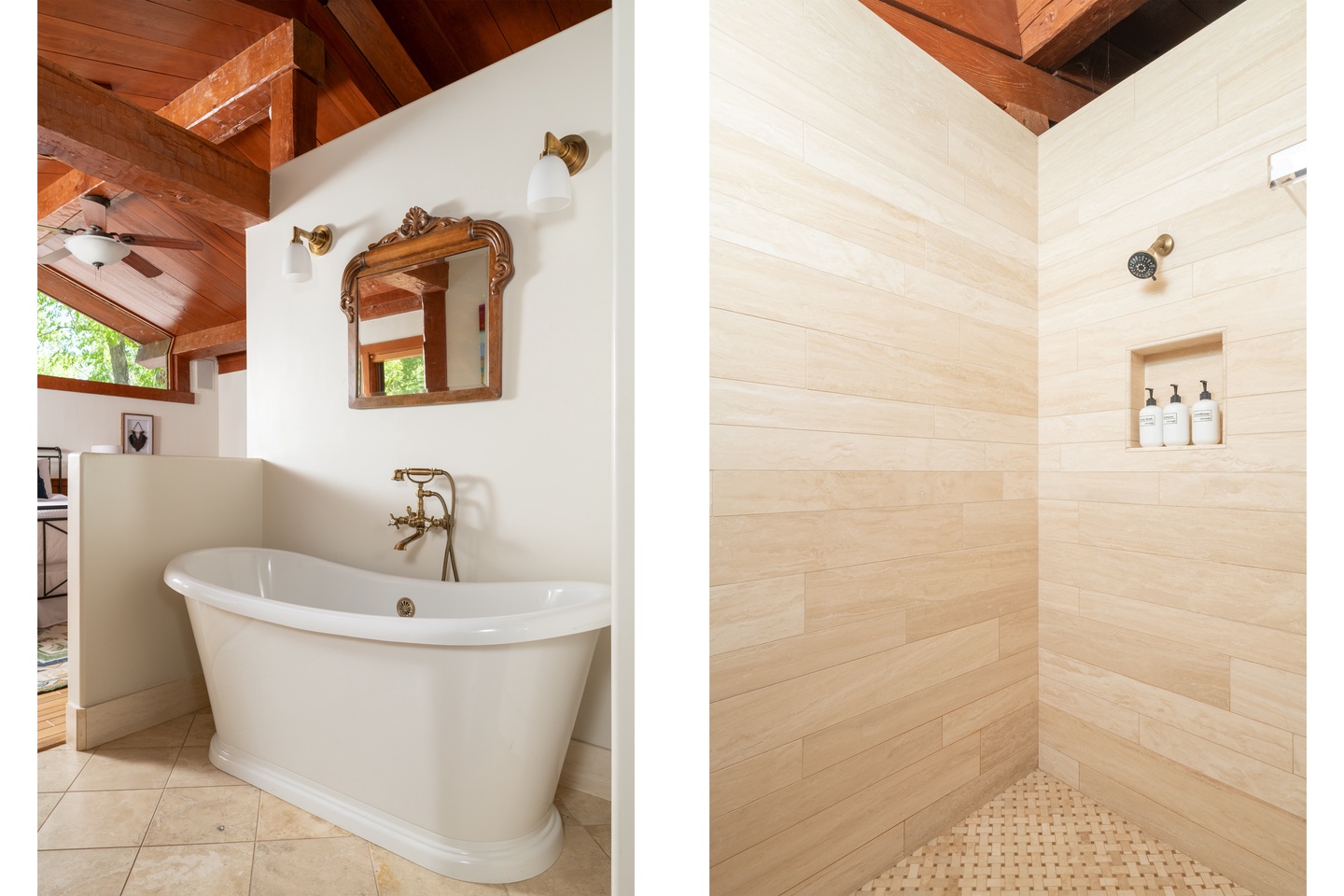 Master bathroom w/ walk-in shower