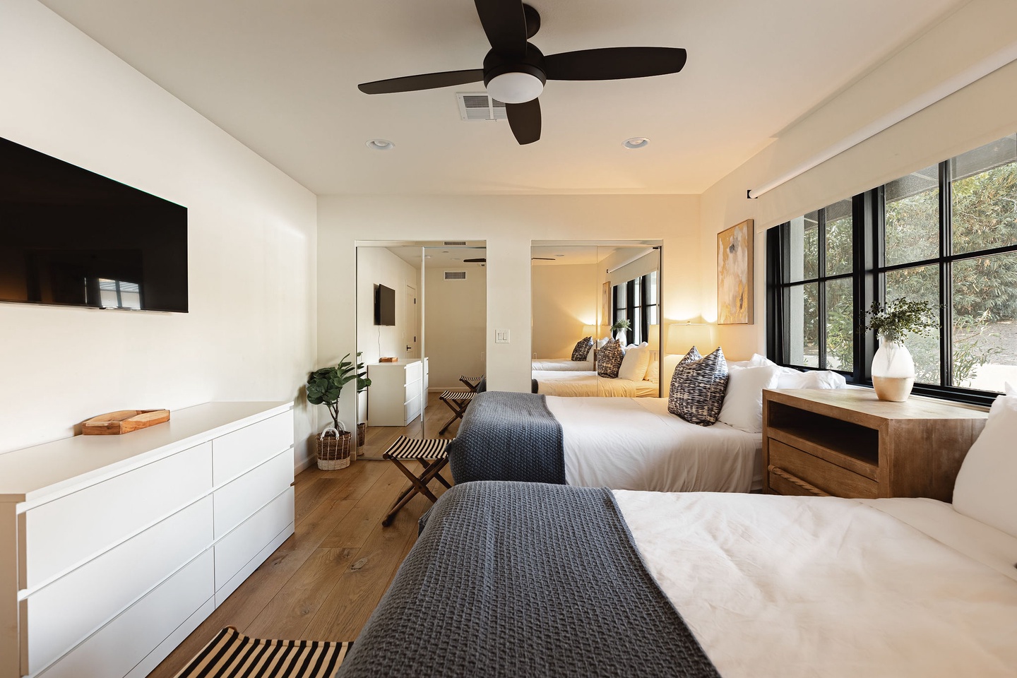 Two Queen beds
