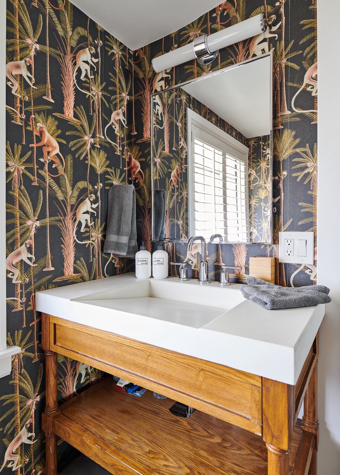 Master bathroom vanity