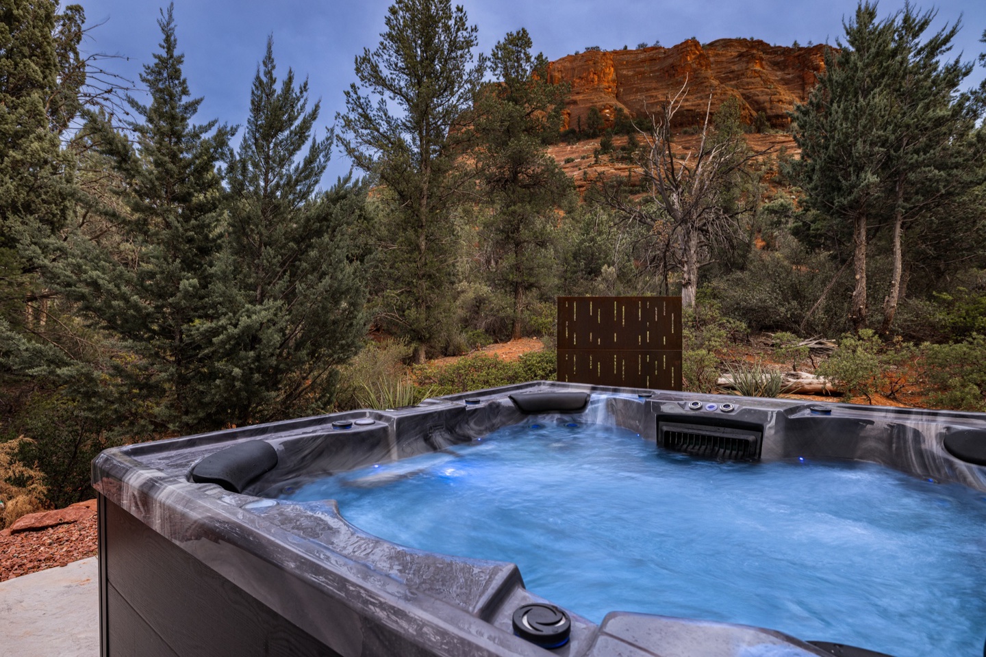 Great views from the spa