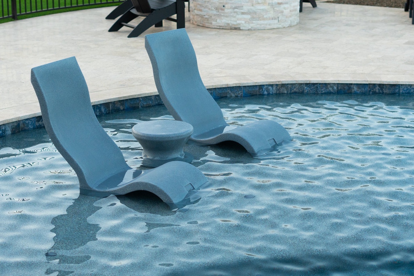 In-pool loungers