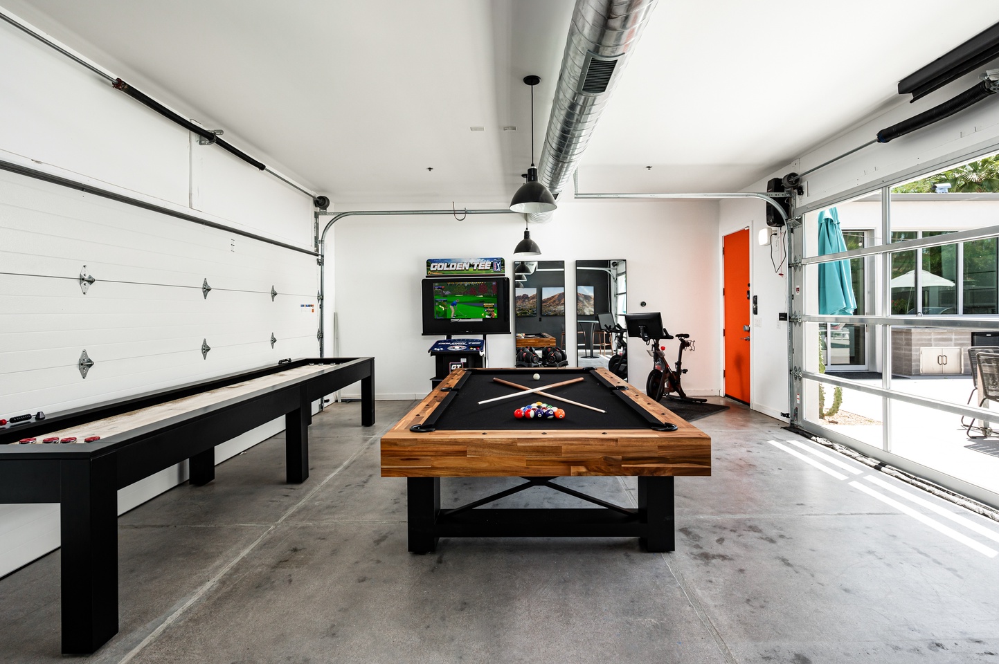 Garage game-room (fully climate controlled)