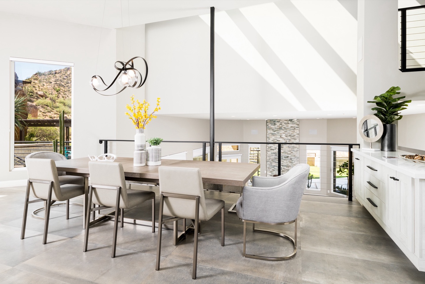 Share a meal with your guests with dining seats