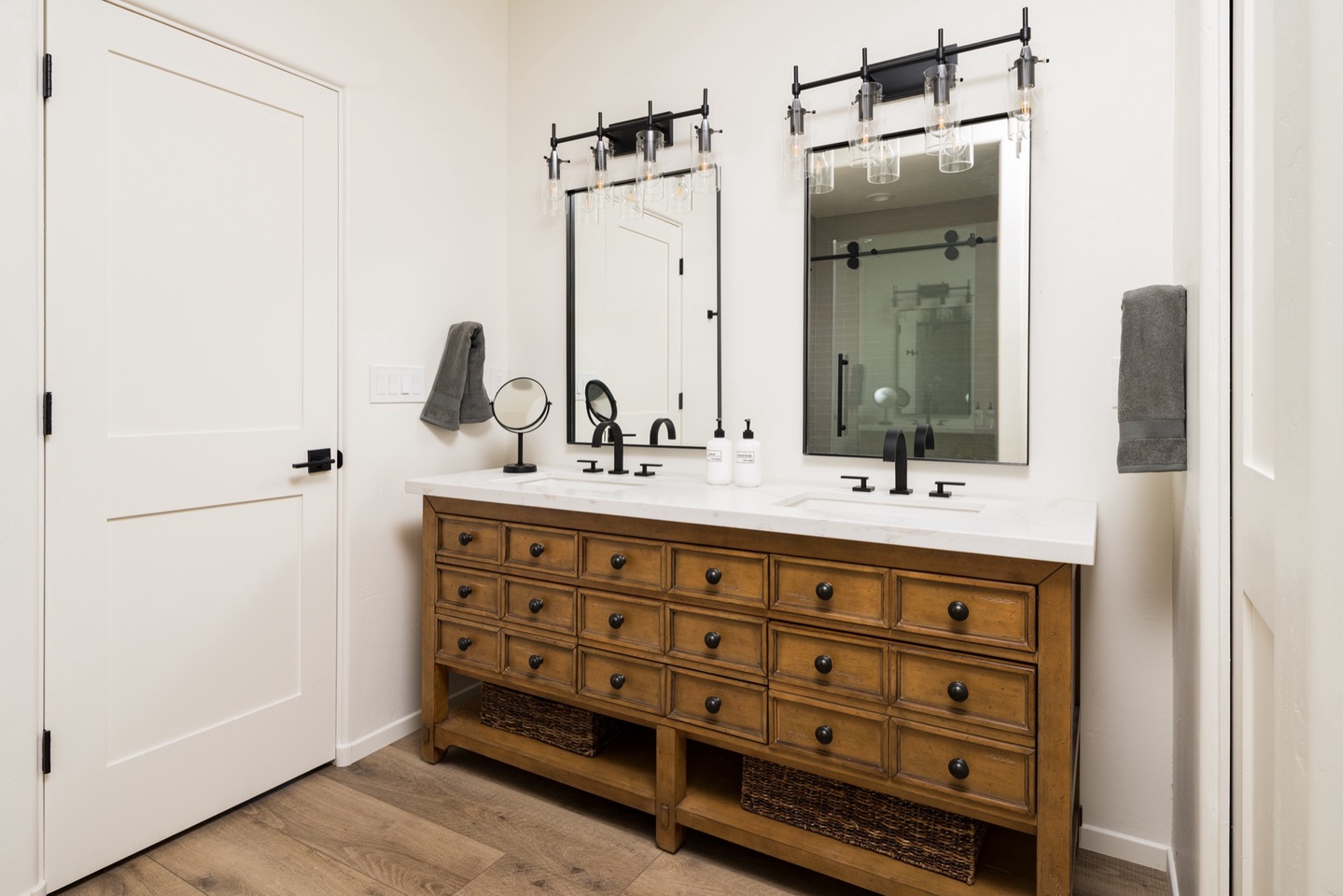 Master bathroom vanities