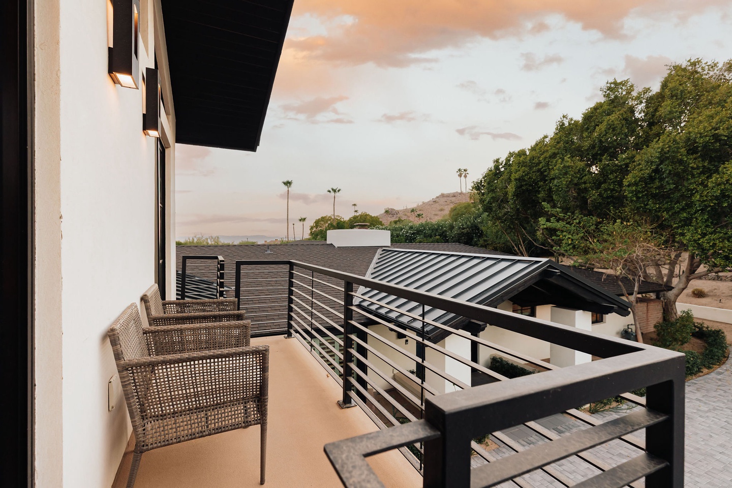 Private balcony