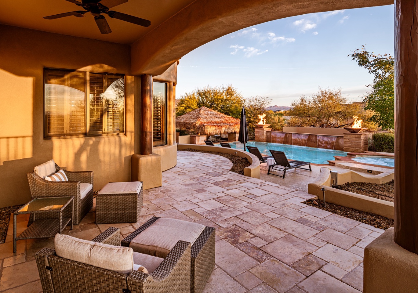 Master bedroom patio