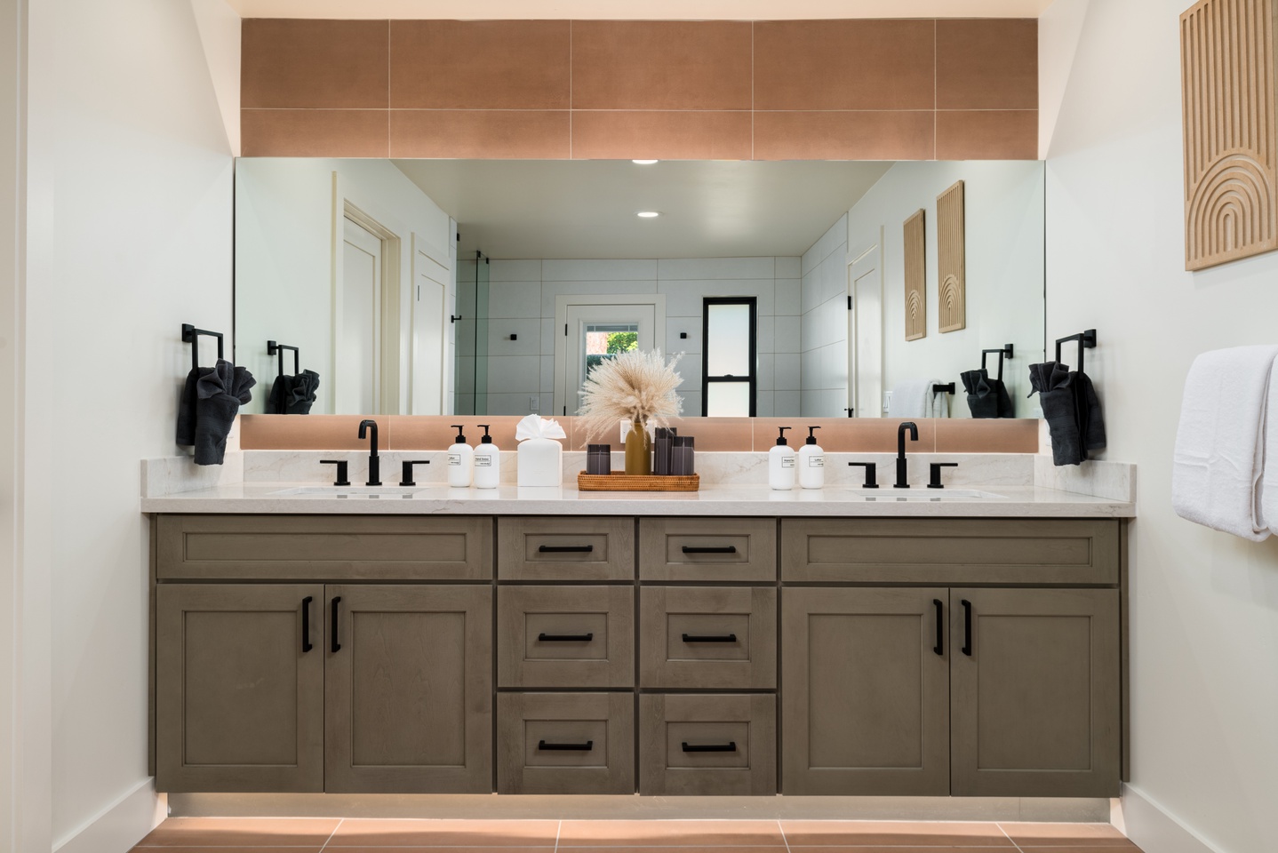Master bathroom vanity