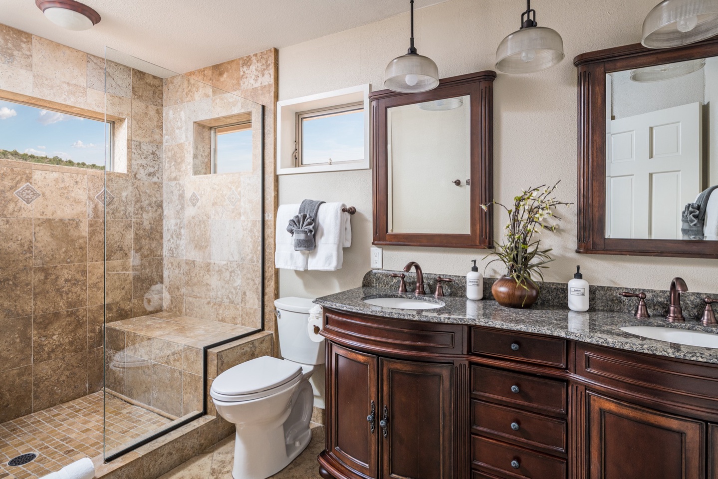 Attached bathroom - walk-in shower