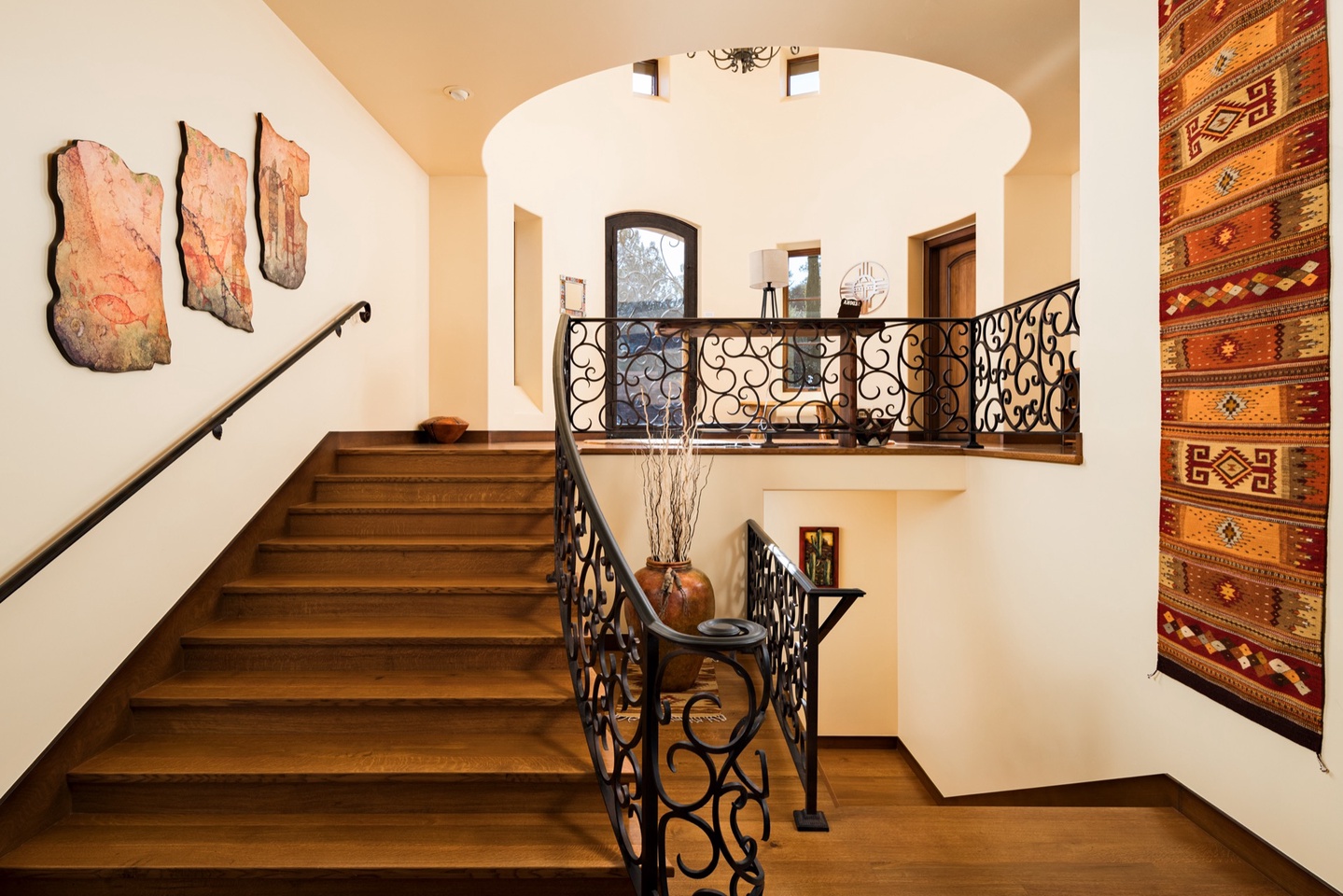 Gracious entry way w/ wide stair cases