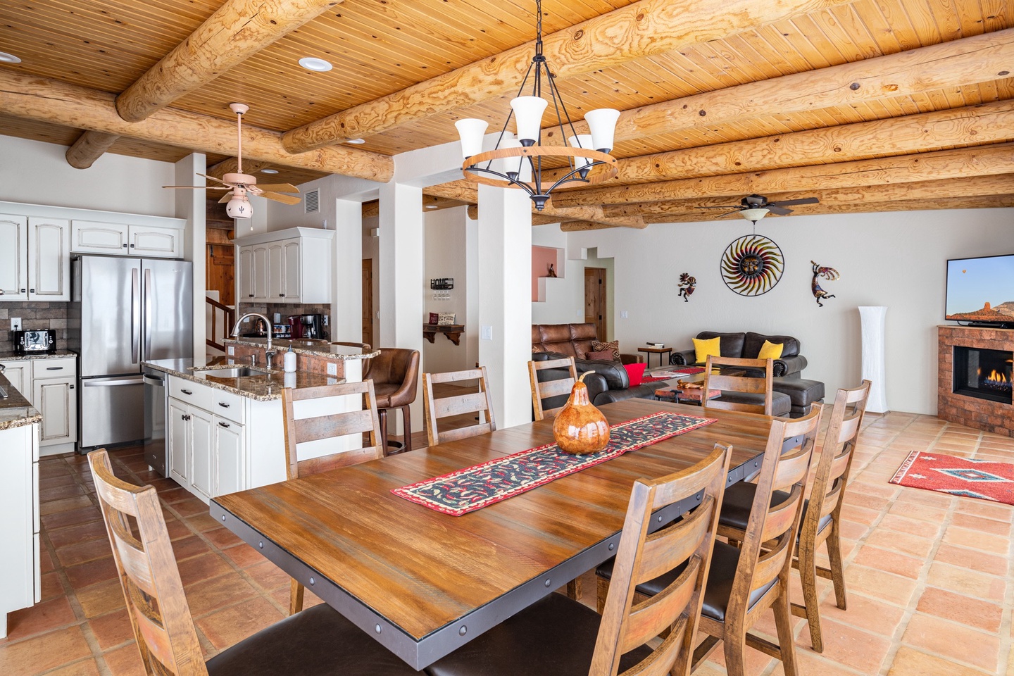 Great space for enjoying a home cooked meal