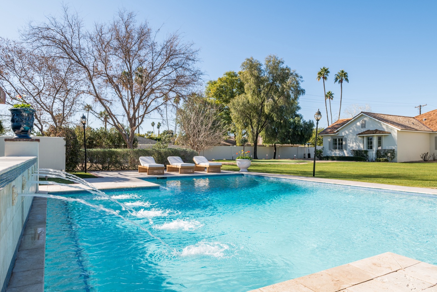 Plenty of pool space for everyone to enjoy