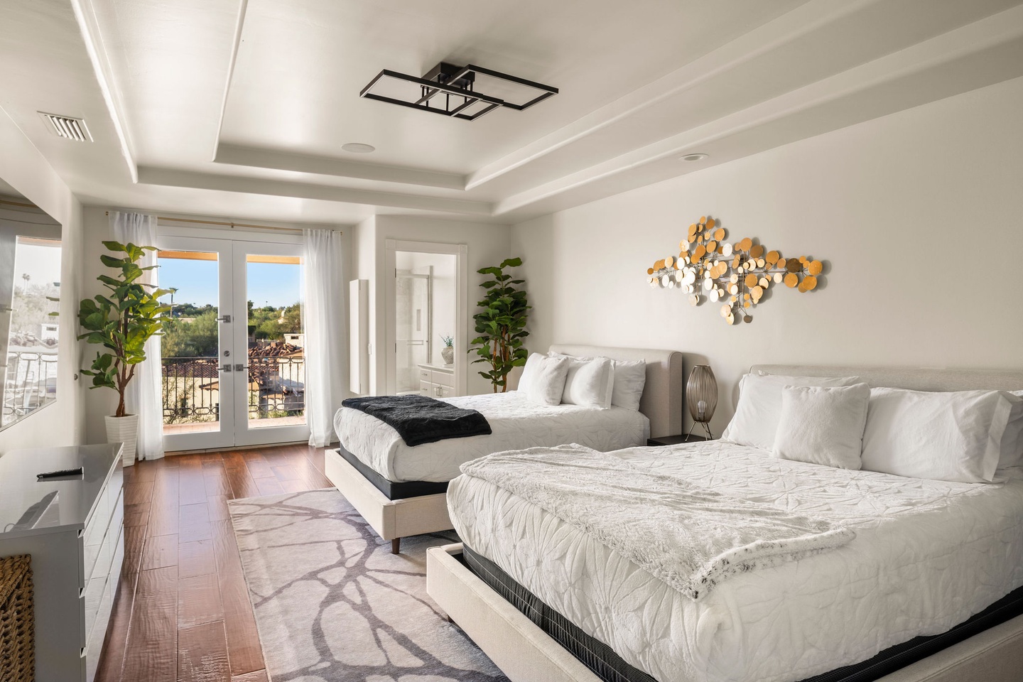 Bedroom 3 - Two Queen beds