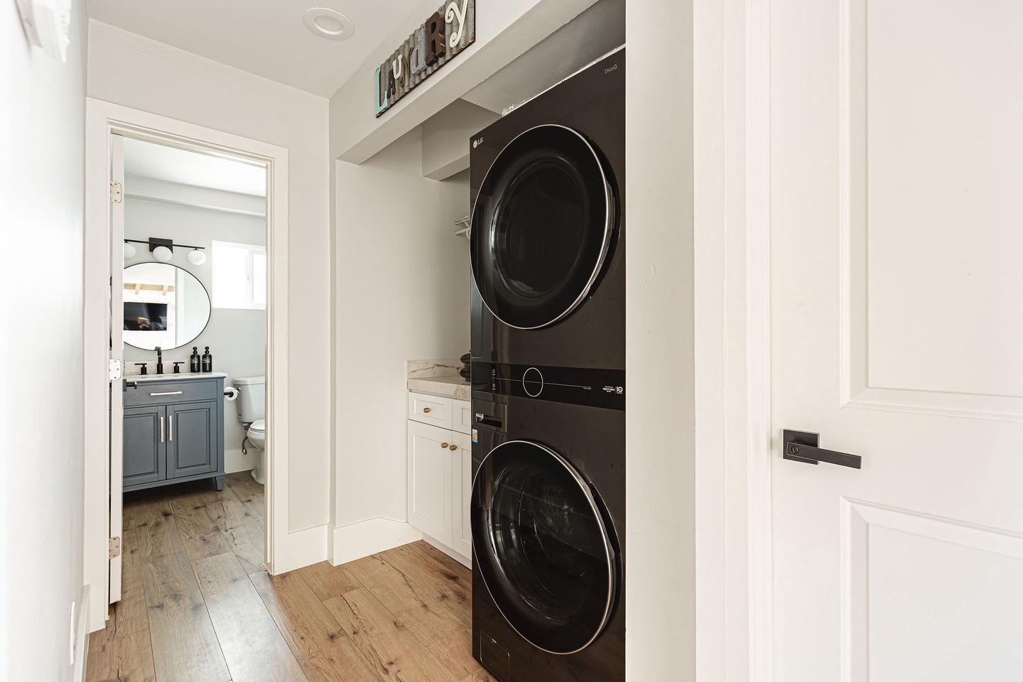 Laundry in main house