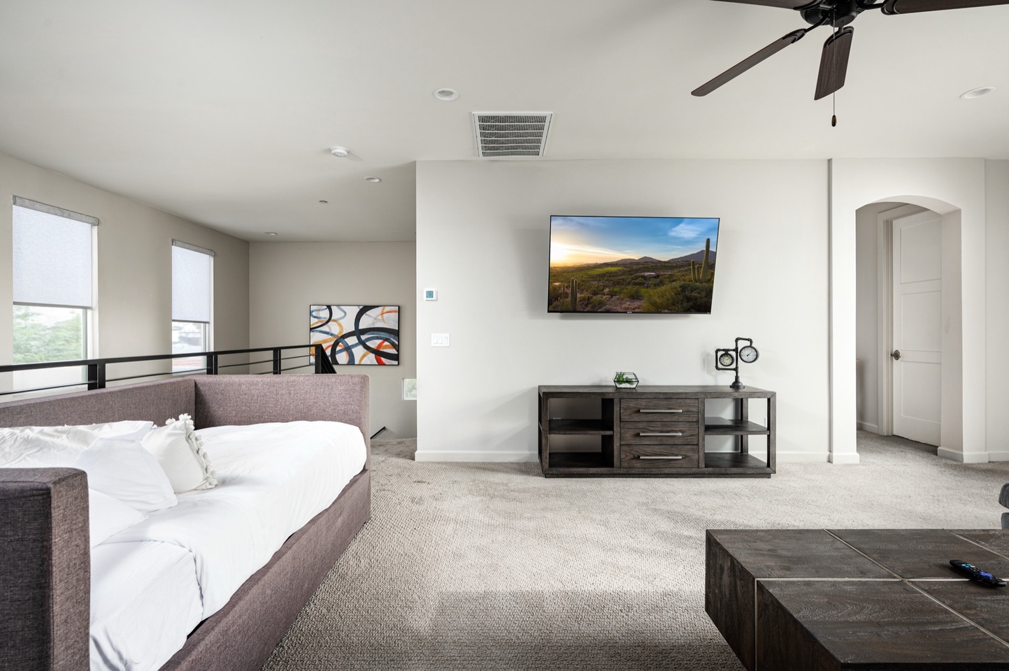 Upper Level Living Room - W/ Smart TV