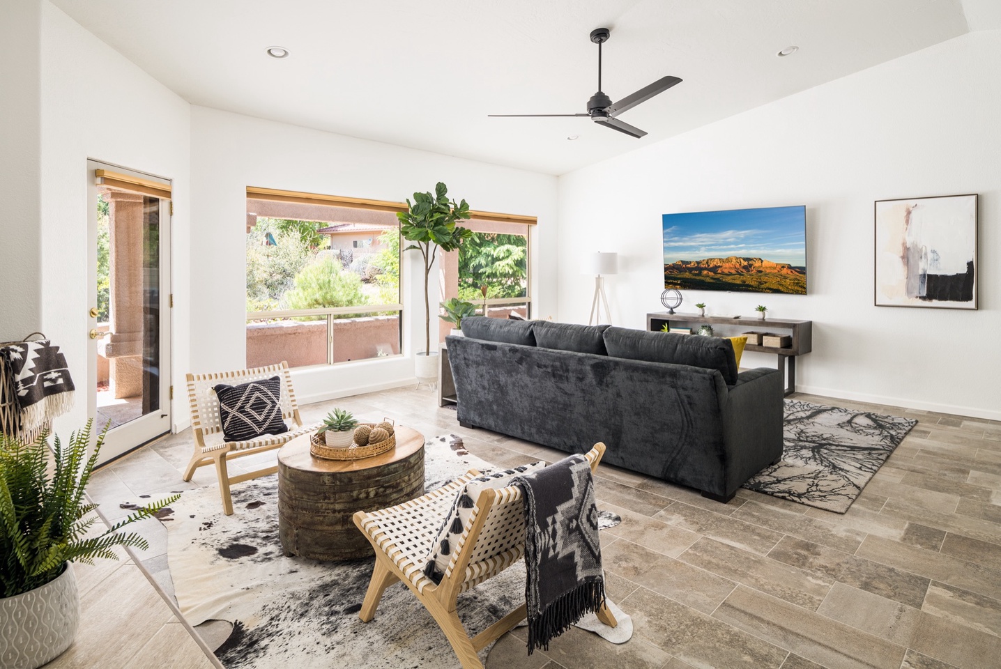Thoughtfully designed living room